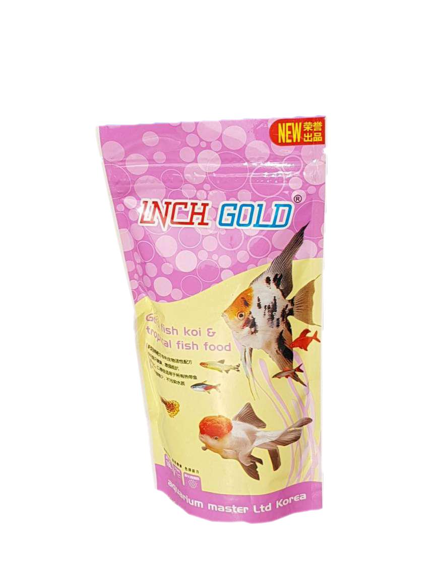 inch gold tropical small fish food