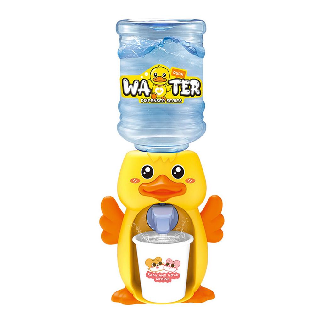 Mini Cute Little Duck Dispenser With Plastic Glass For Kids