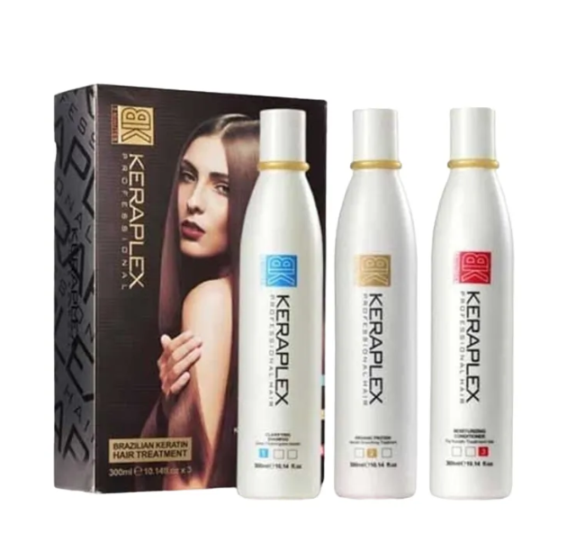 Professional Brazilian Keratin Hair Treatment Kit 300ml Smoothing And