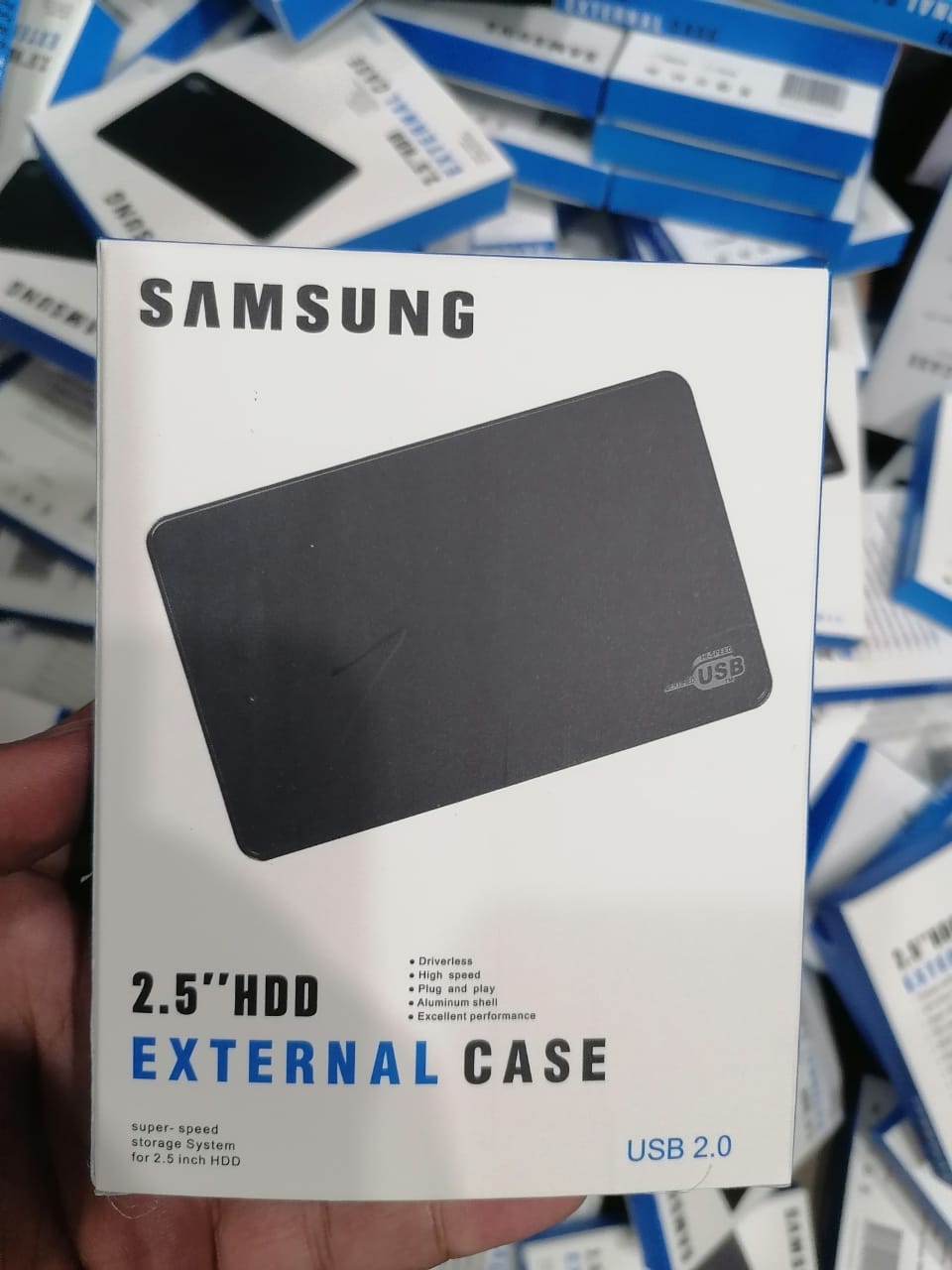 Super Slim 2.5 Inch HDD Enclosure USB 2.0 Plastic Body Hard Disk Case For SSD Disk Case HDD Box USB 2.0 HD External HDD Enclosure