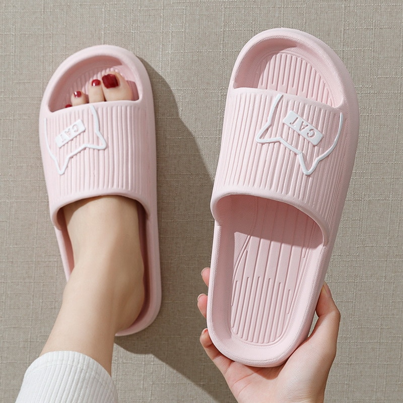 Summer Beach Thick Platform Slipper Sandals Women Eva Slippers Couple Home Flip Flops