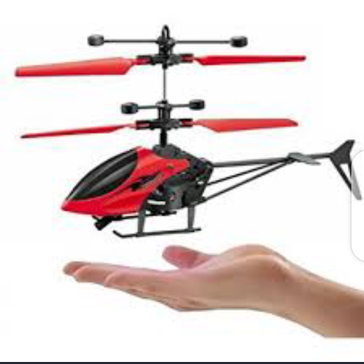 Flying helicopter (chargeable sensor operator)