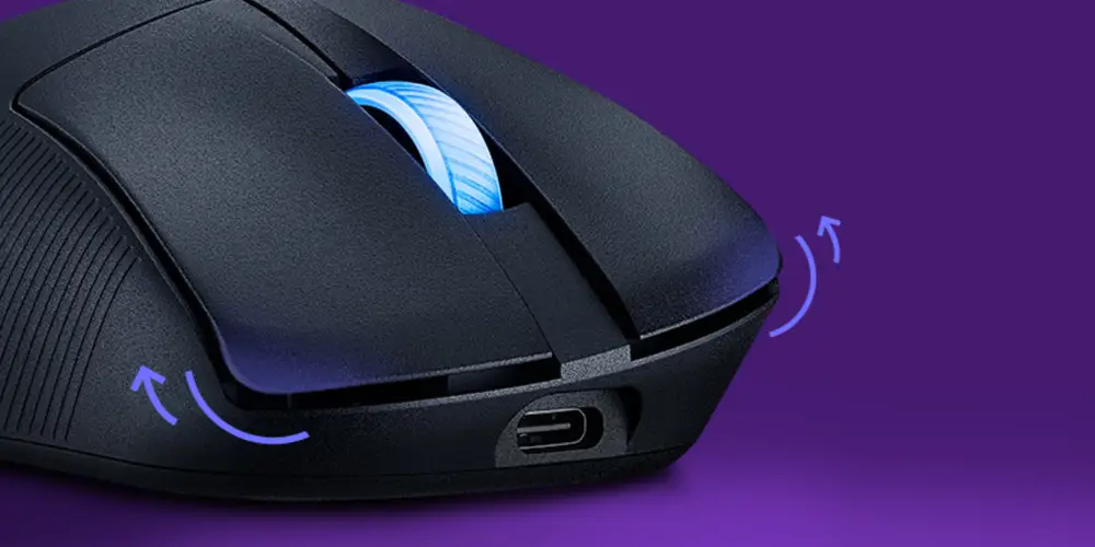 ASUS ROG Keris II Ace Wireless Gaming Mouse (P714) ultralight 54-gram ergonomic with 42,000-dpi ROG AimPoint Pro optical sensor, ROG Optical Micro Switches 24 0a76b2ba2ad7ec3f3c142fef3f7b0afe