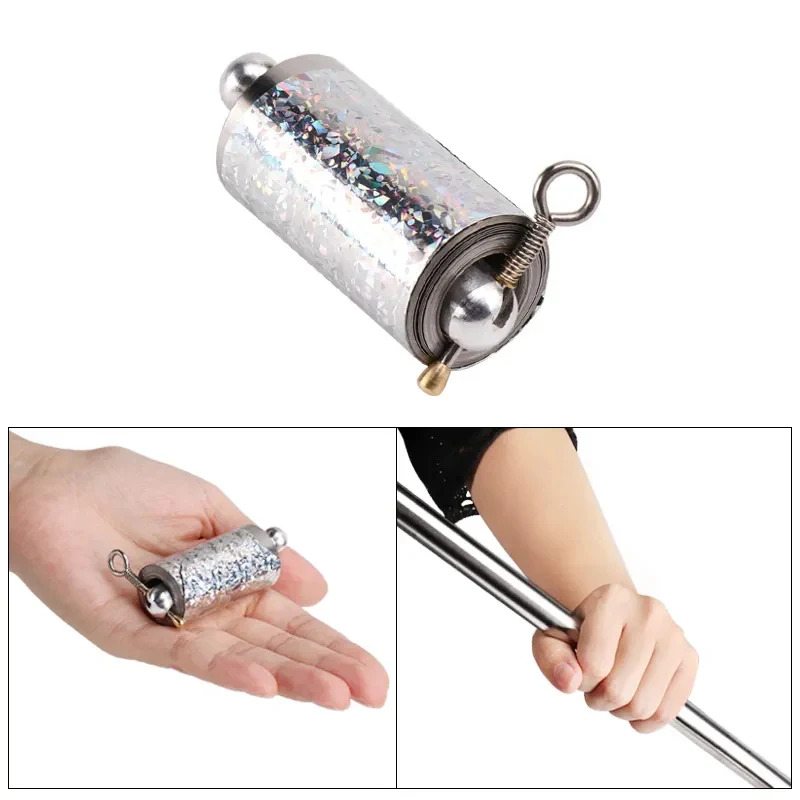 Expandable Magic Stick Seelf Defeense - Stainless Steel Telescopic Pocket Bo Staff & Lightweight Portable Martial Arts Stick