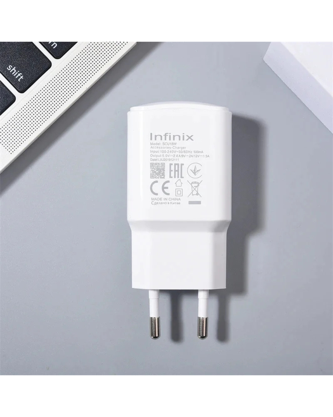 Fast Charging Wall Charger – Single USB Port Power Adapter | Compact Travel Charger for Mobile Phones & Devices