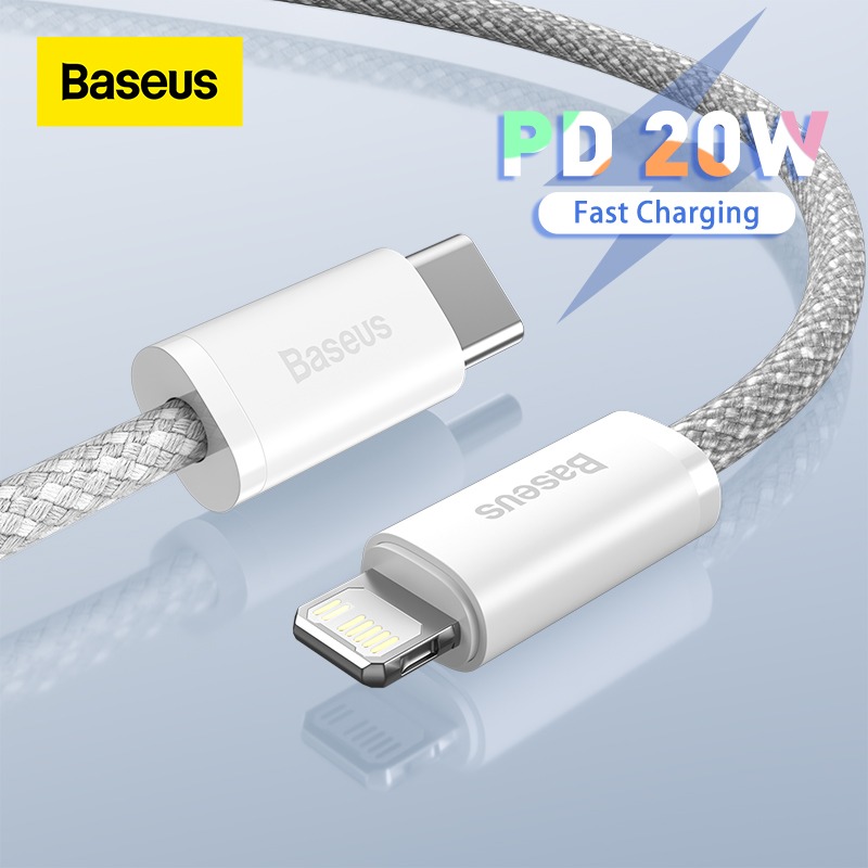 Baseus PD 20W USB C Cable for iPhone 13 Pro Max Fast Charging USB C Cable for iPhone 12 mini pro