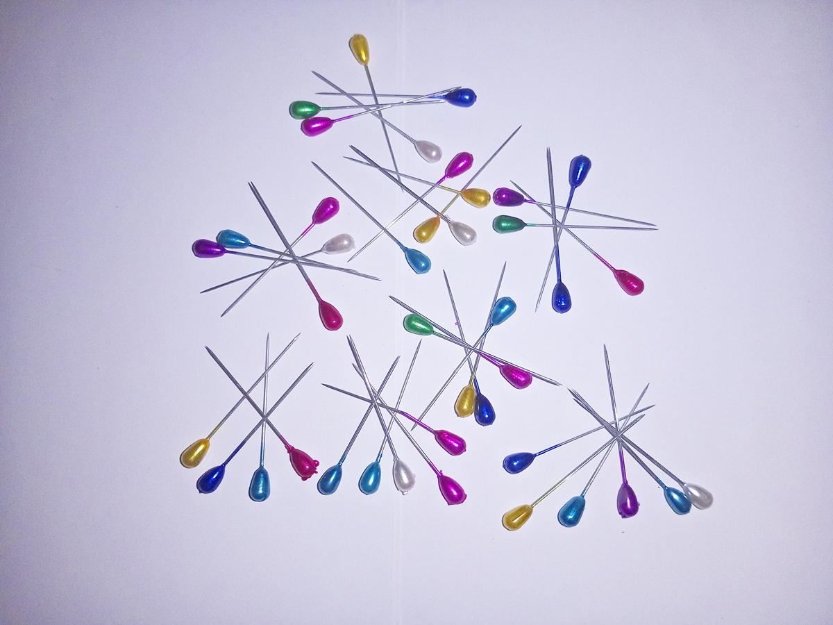 80 Pieces -Scarf Pins  Pear Shaped Clothing Dress Pin for Kids & Women