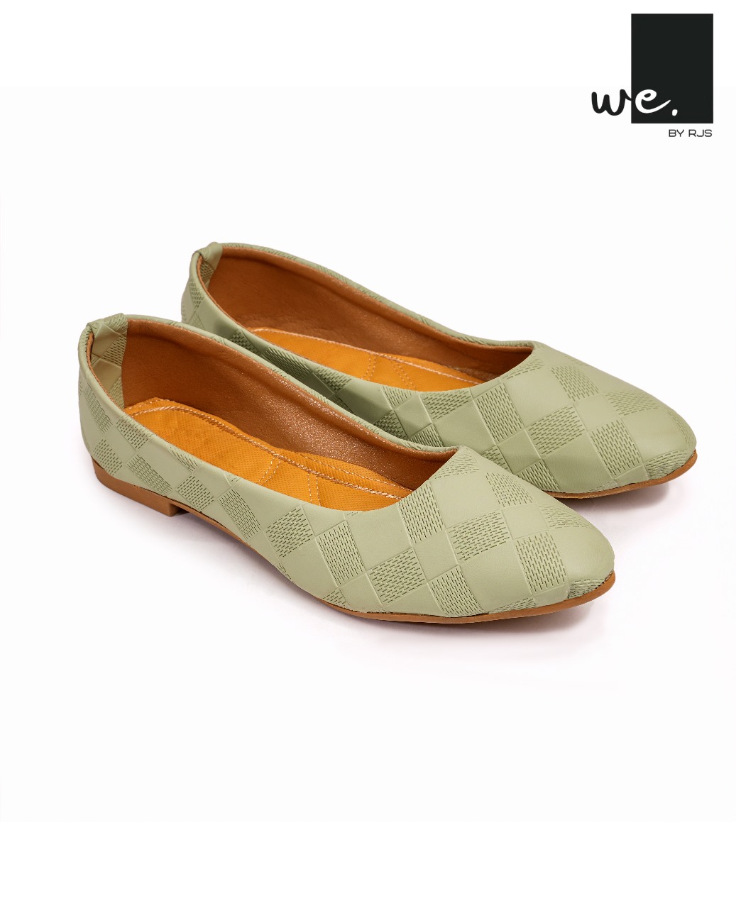 Elegant Check Textured Woven Pattern Flats - Comfortable and Stylish ...