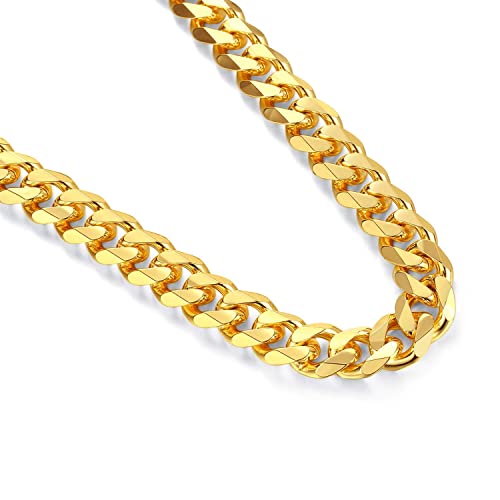 Golden Chain Pendant Necklace For Men