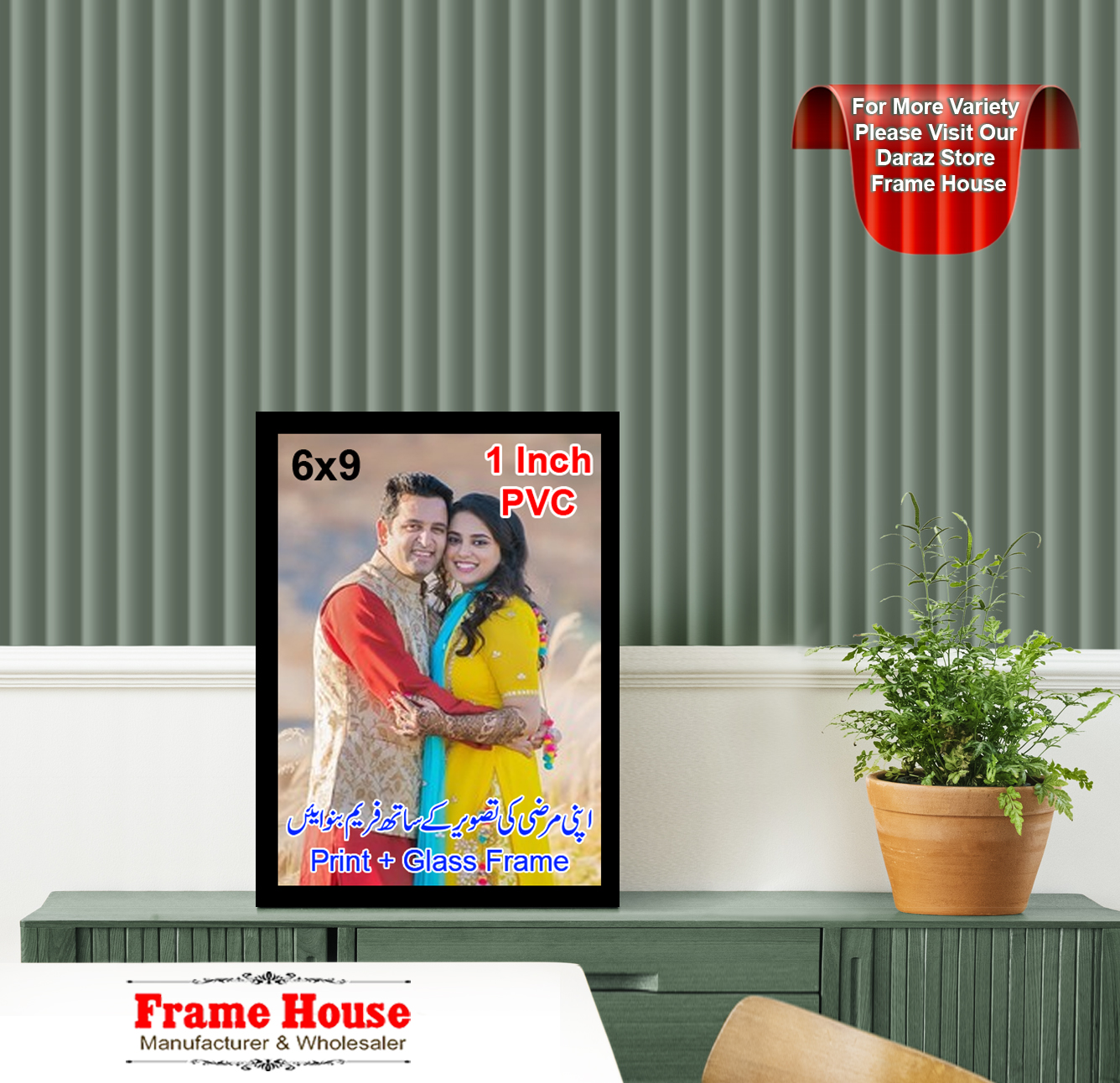 Customized Black Photo Frame with High Transparency Glass Modern Polymer Design Multiple Sizes Available