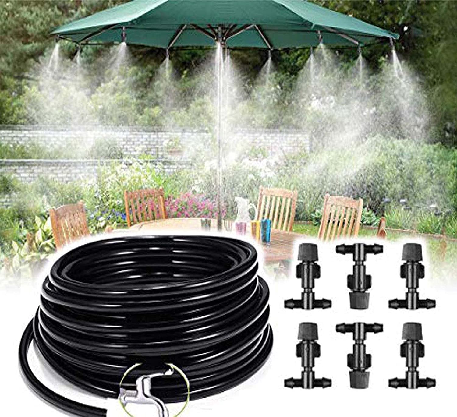 Mist Cooling System Patio Mist-Cooling Kit