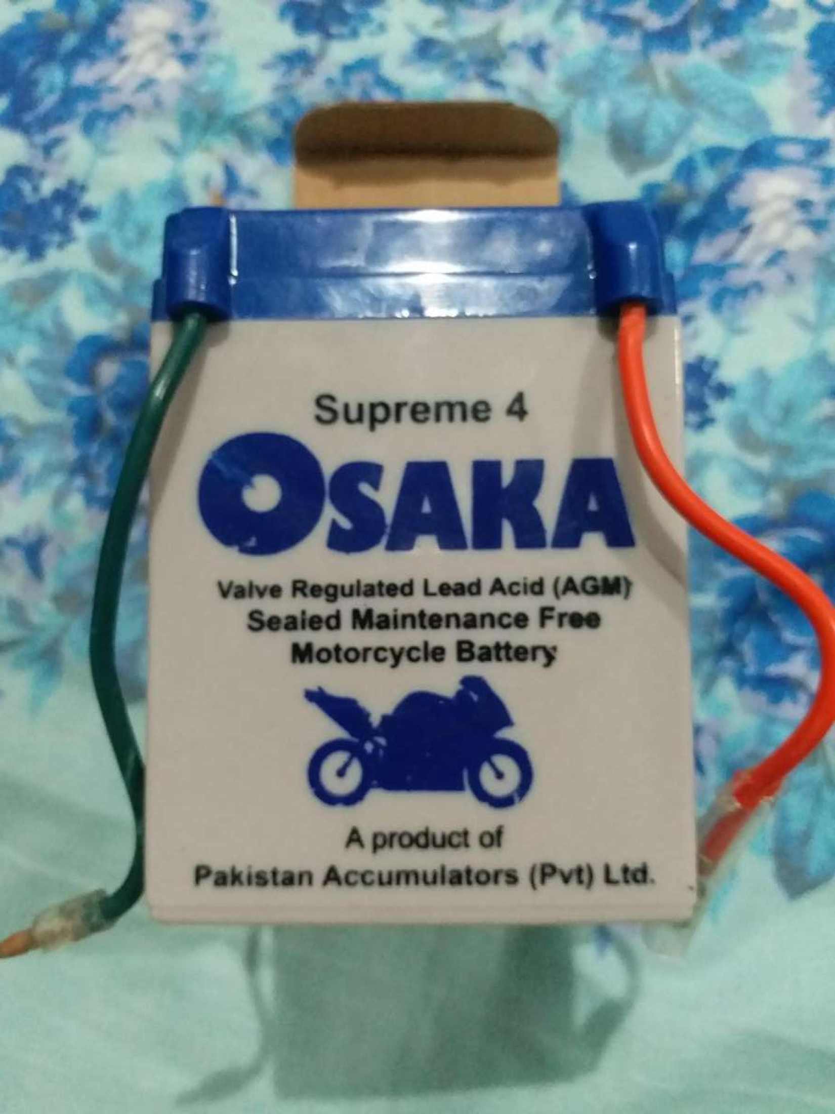 Osaka Dry Battery For Bike Maintenance Free Battery 12 Volts Buy Online At Best Prices In Pakistan Daraz Pk