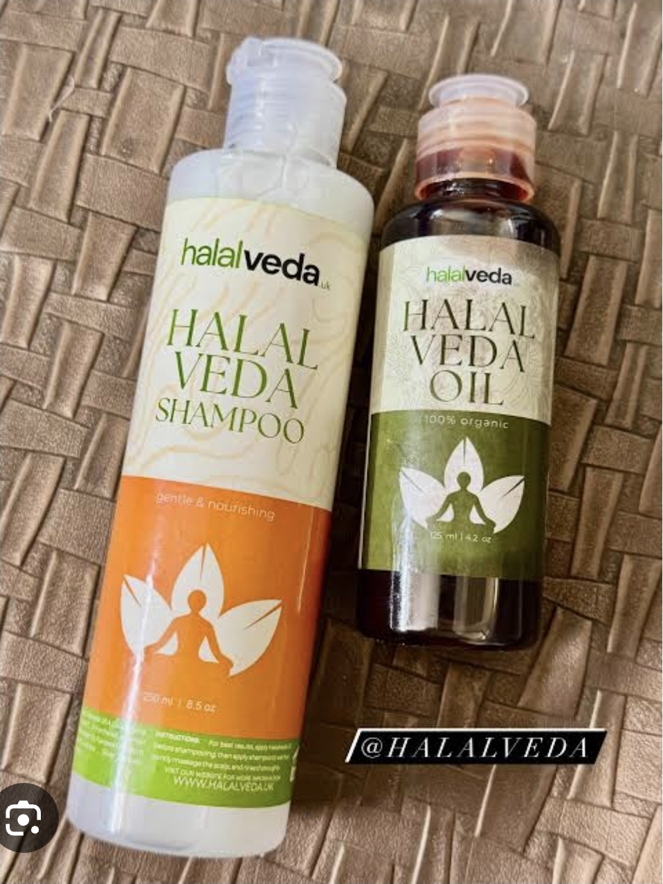 Halal Veda Herbal Hair Oil & Shampoo | 100% Halal Certified | Natural Hair Strengthening & Nourishing Formula | Anti‑Dandruff & Anti‑Hair Fall | Gentle Scalp Care | Shine & Growth Boost for Men & Women