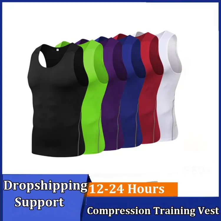 Men Compression Shirt Shapewear Slimming Body Shaper Vests