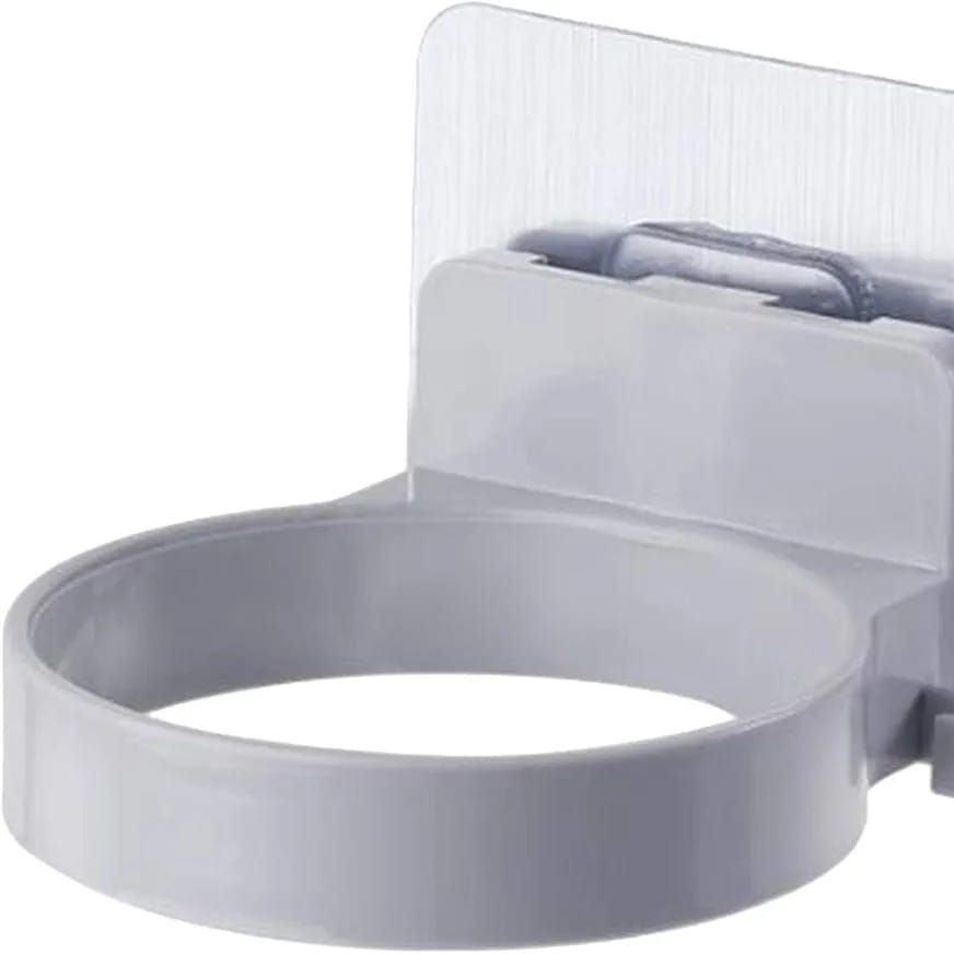 Hair Dryer Bracket Storage Rack Grey