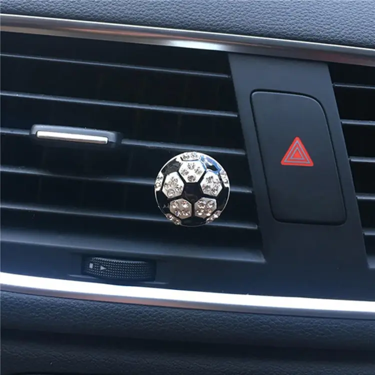 Auto Interior Decor Diamond Soccer Basketball Vent Clip Car Aroma Diffuser  Car Flavor Scent Air Freshener In The Car Accessories