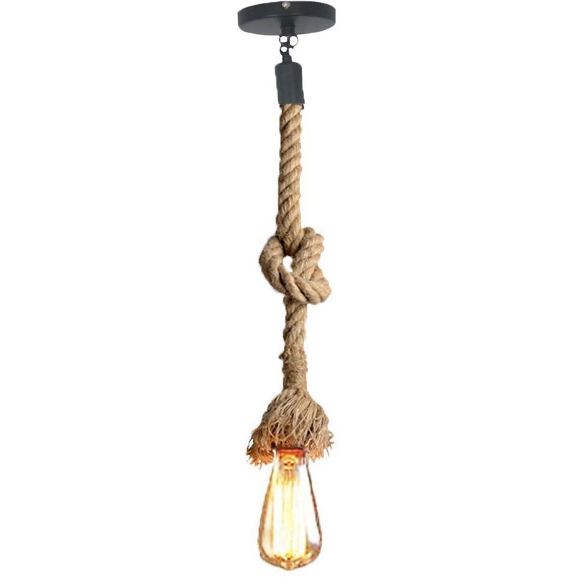 New Rope Hanging | E27 Holder | Ceiling Hanging | Pendant Lights ...