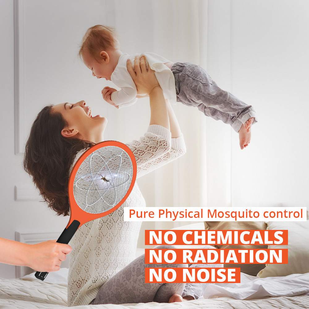 Thinkerz Rechargeable Electronic Mosquito Bat/Racket, Insect Killer