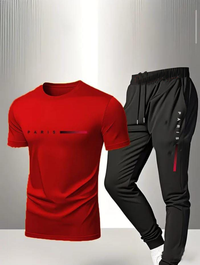 NEW TRENDY 🔥 D T F (STRONG & UNBREAKABLE REFLECTOR PRINTED) SUMMER TRACKSUIT FOR MEN _ SOFT AND COMFORTABLE FABRIC SUMMER TRACKSUIT FOR MEN - PREMIUM T SHIRT AND TROUSER SET PRINTED SUMMER TRACKSUIT FOR MEN_TRACKSUIT FOR BOYS. ( MULTIPLE COLORS)