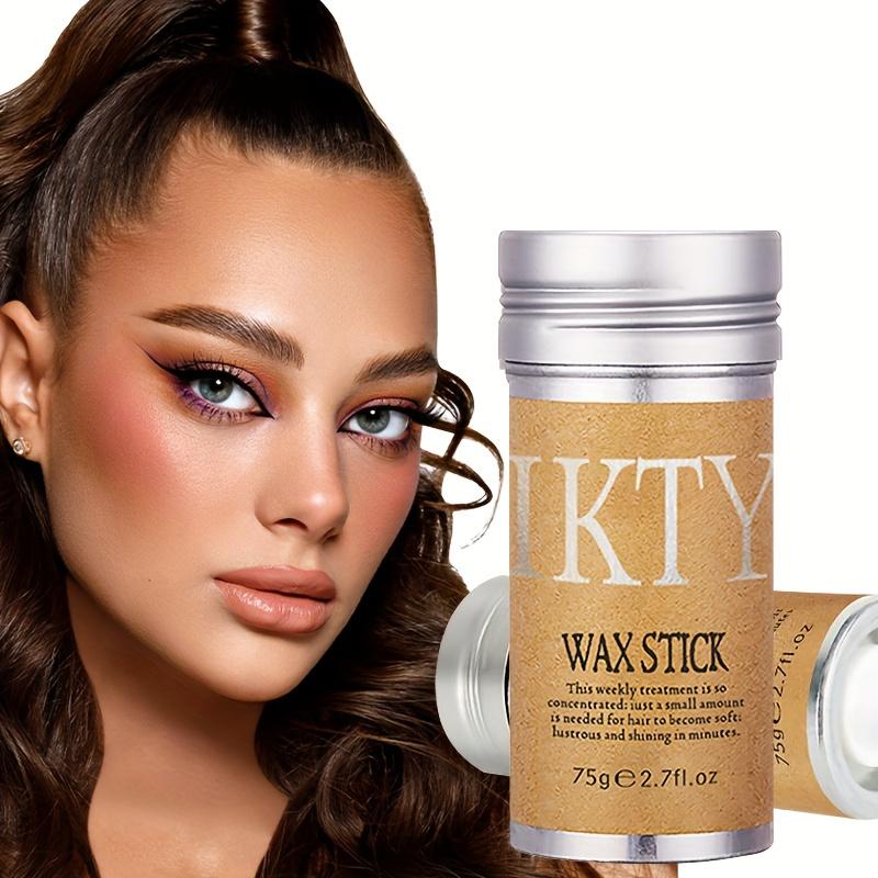 Hair Wax Stick,Professional Strong Hold Hair Styling Gel,Slick Stick Hair Pomade for Flyaways and Edge Frizz Hair,Non-greasy Long Lasting Gels Hair Cares Make Broken Hair Look Neat & Tidy 75 gram