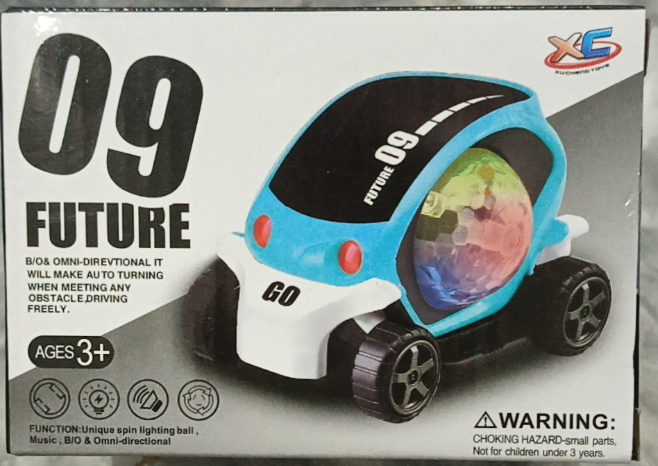 Cell Car Toy With Light and Music 09 Future Smart Car - For Girls And Boys