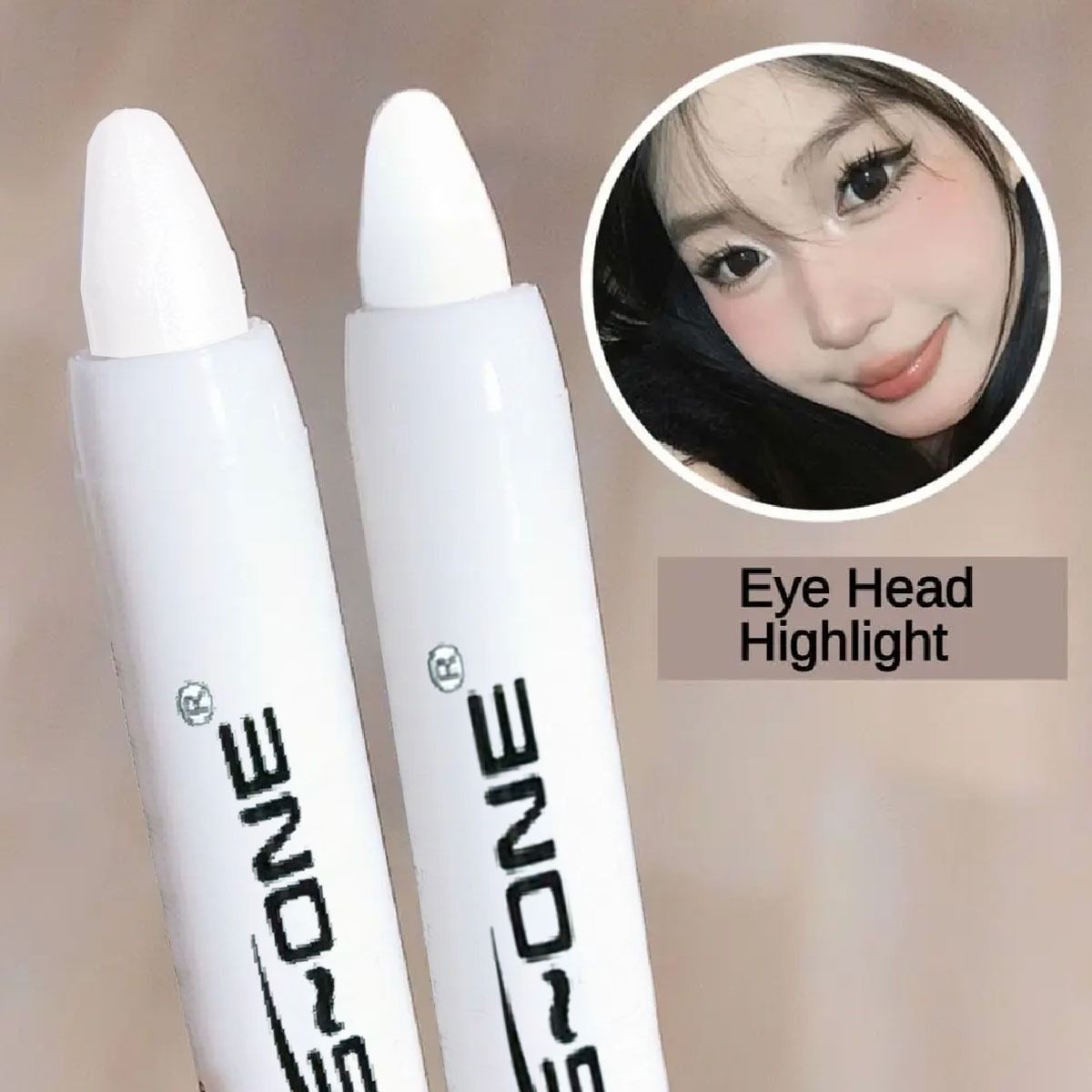 ORGINAL IMPORTED  KOREAN Silver Pearlescent Waterproof Highlighter Pen/ Novice Long Lasting Flash Lying Silkworm Eye Shadow Makeup