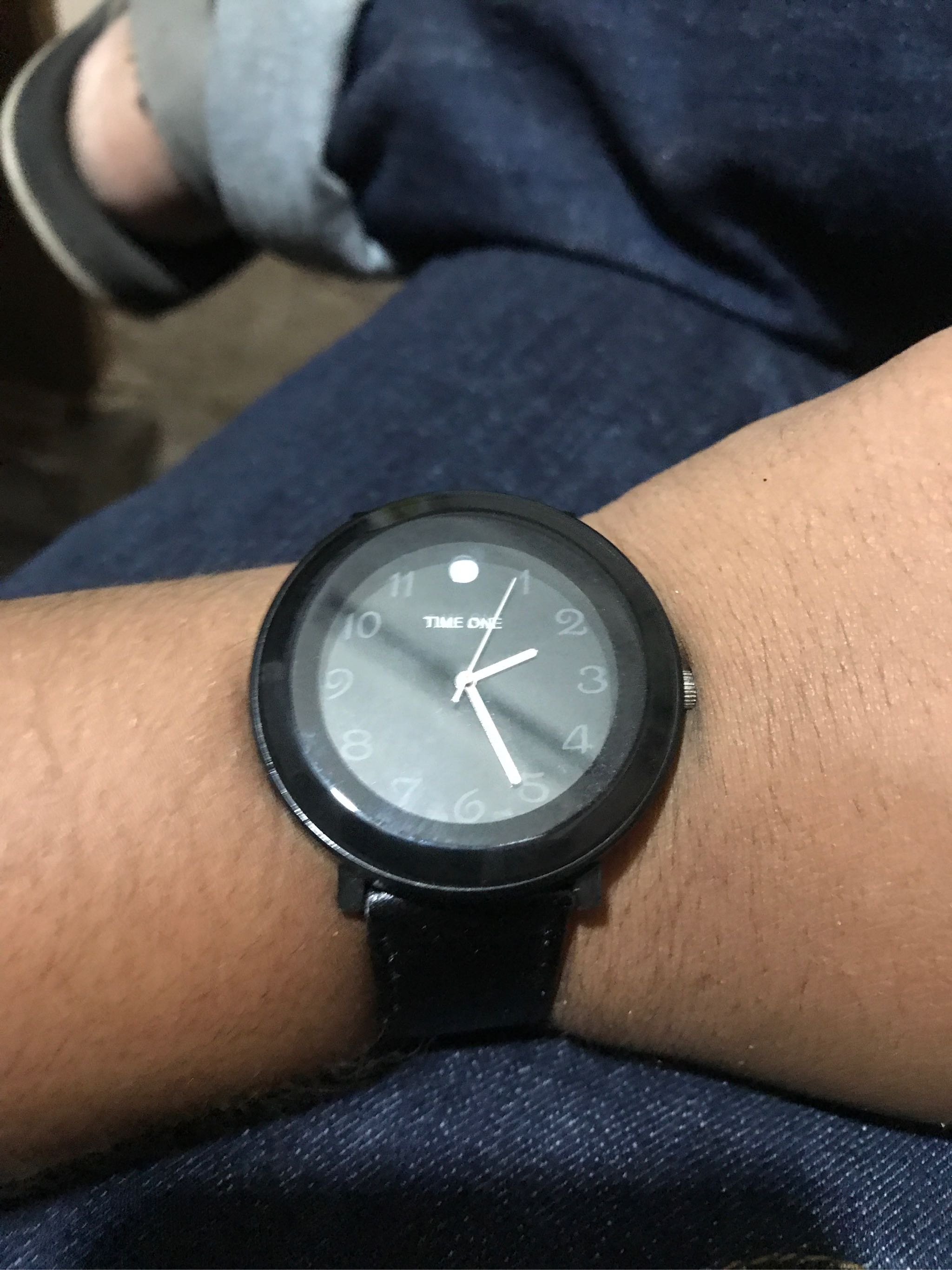 Porter Men’s Notica BST FLAGS Black Leather Watch NOPBST993