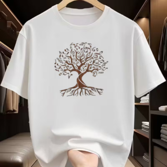 Men Printed T-Shirt | Stylish Graphic Cotton Tee | Casual Summer Top for Boys