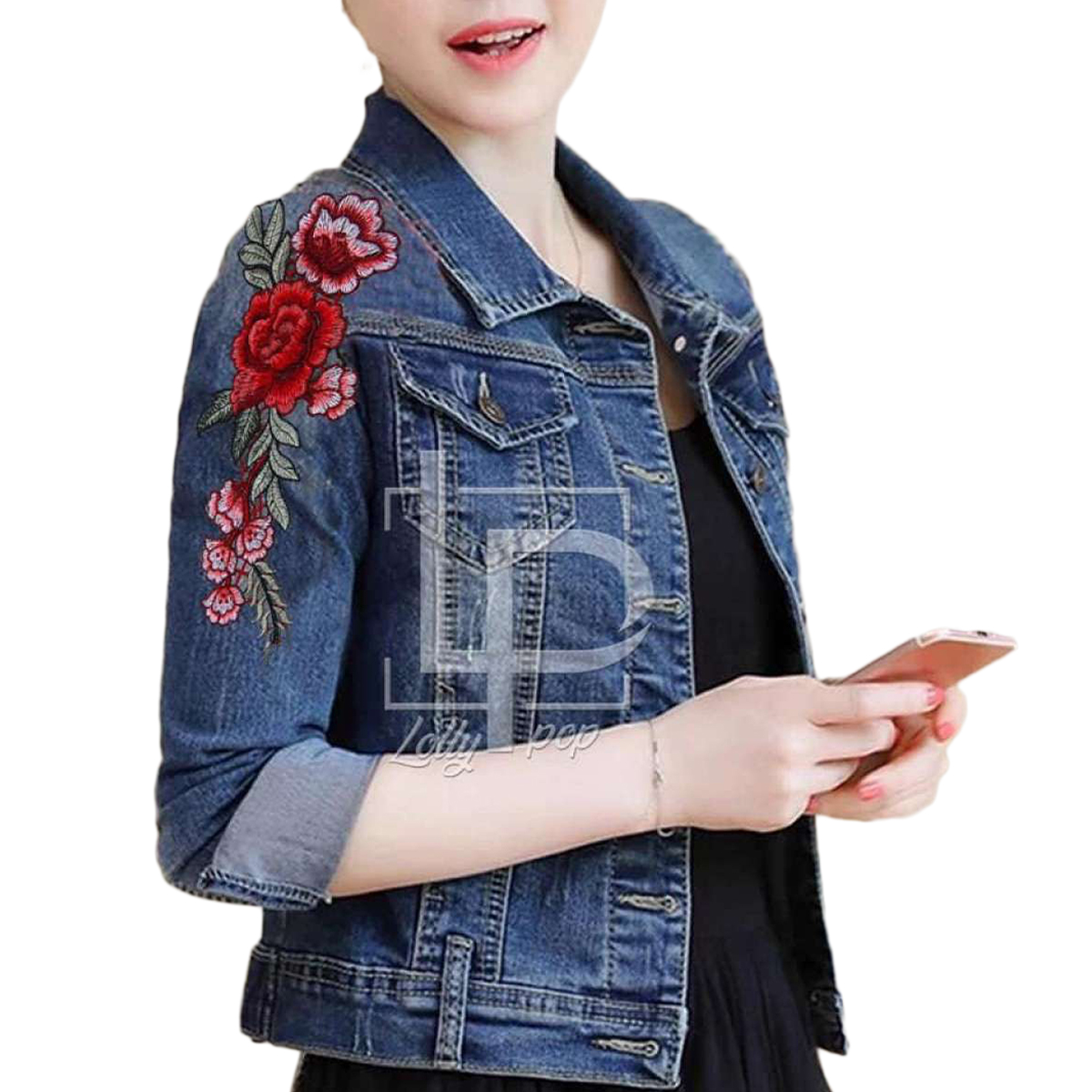 Lollypop Denim Jacket For Women sku-007