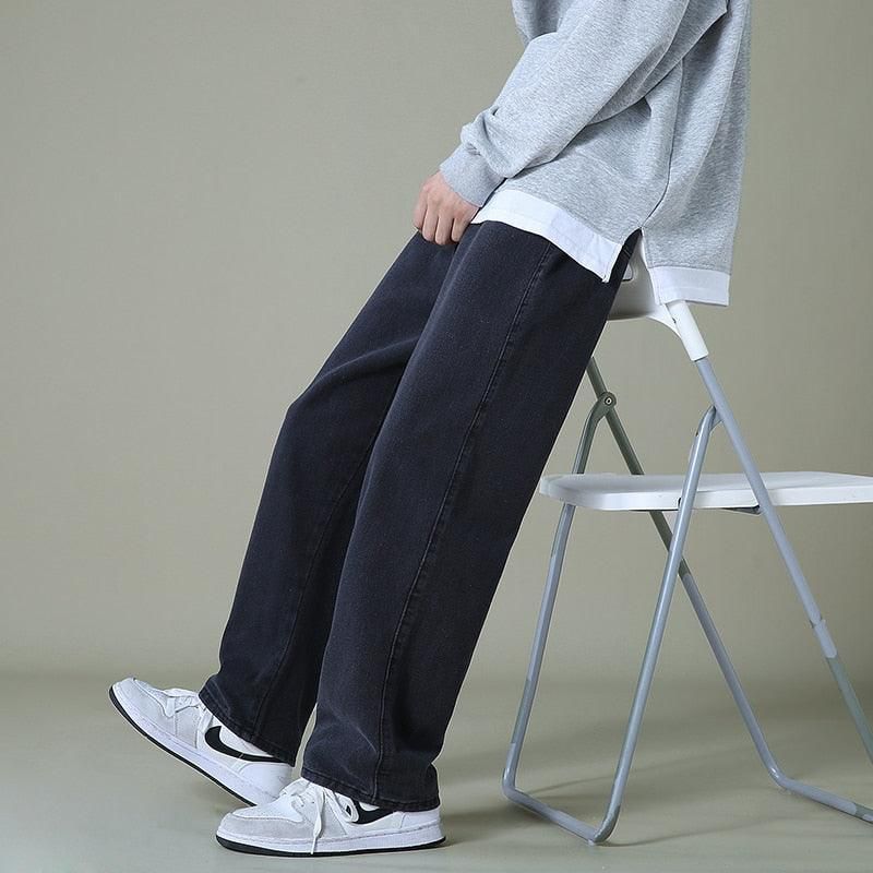 Unisex Highwaist Baggy Wide Leg Jeans For Men/Boys - Fashion Jeans Wide Leg High Quality Jeans For Men & Women