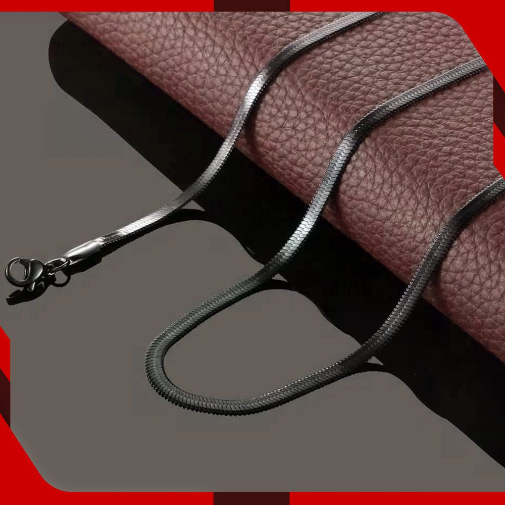 Silver Thin Snack Neck Chain for Men & Boys Chain Silver Necklace for Men