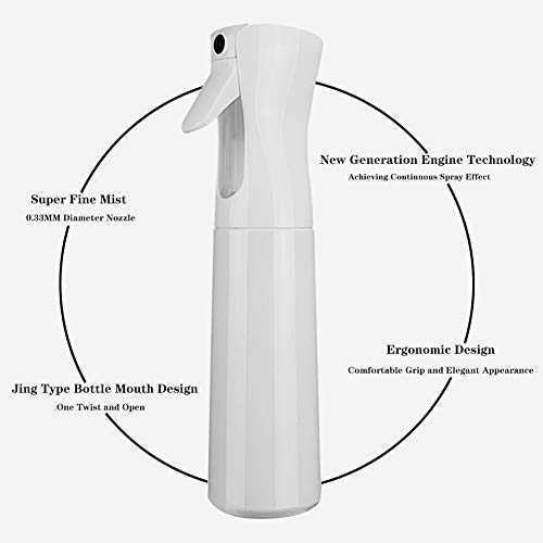 Spray Bottle Empty Plastic Trigger Spray Bottle Refillable Fine Mist Sprayer Bottle 300ml For