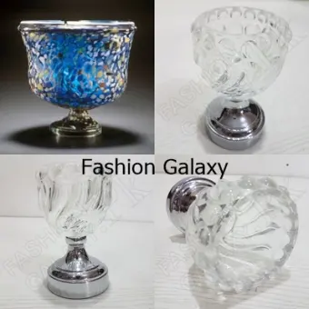 colored glass decorative items