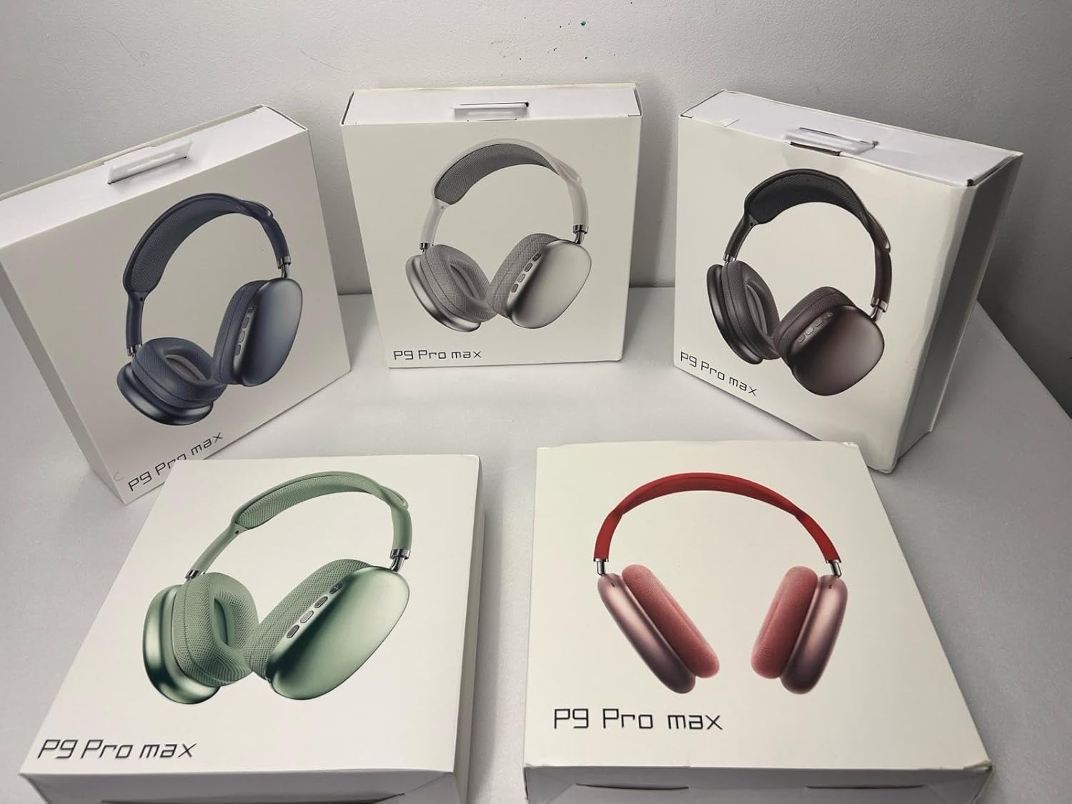 P9 Pro Max Wireless Headphones – Bluetooth 5.3 Over-Ear Headphones with Deep Bass, HiFi Stereo Sound, Noise Cancellation, Built-in Mic, Foldable & Adjustable Design – Wireless Headset for Gaming, Music, Movies, Calling – Comfortable Cushioned Earpads, Lon price in Pakistan