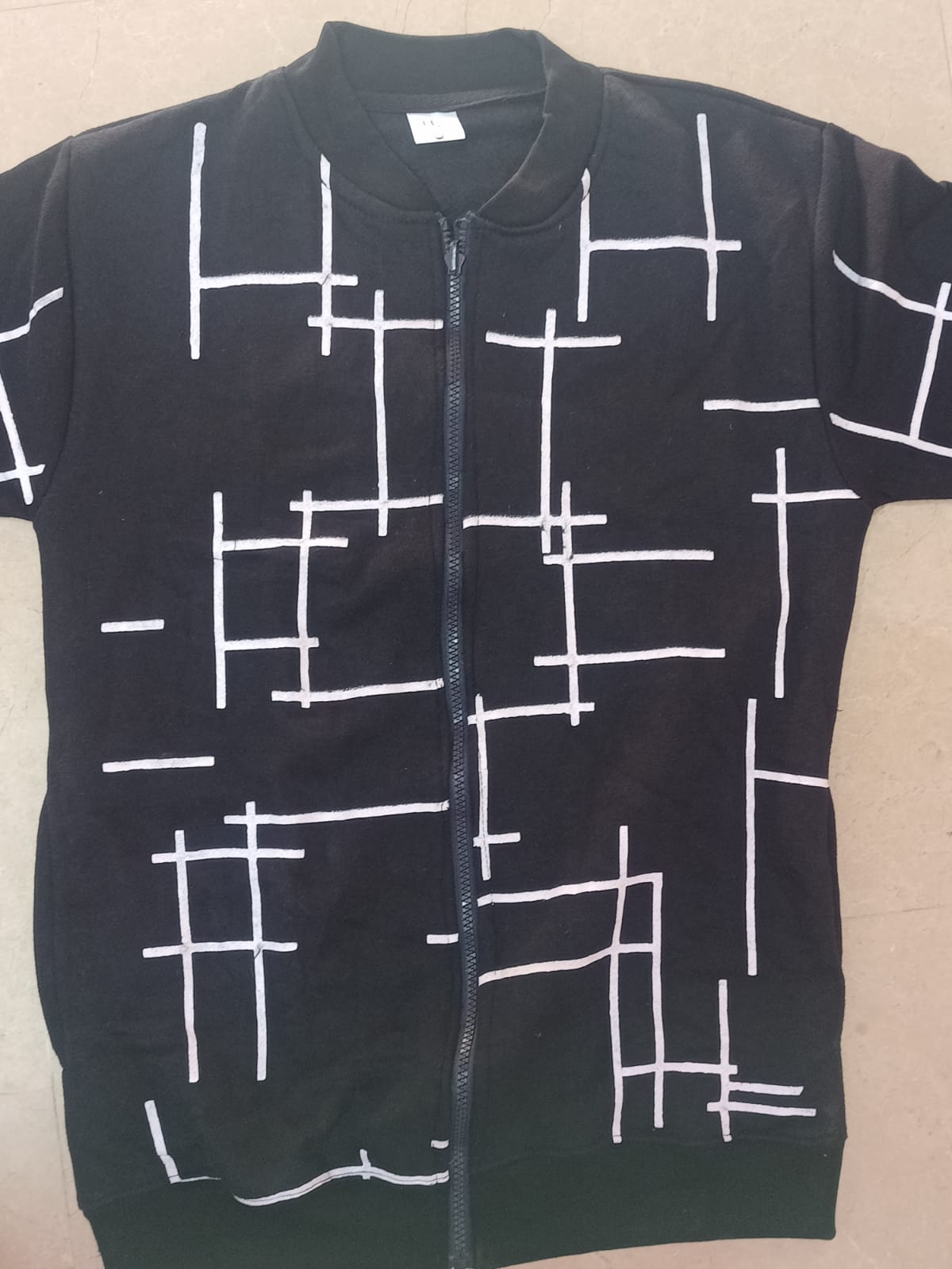 Polka Dot Zipper Jacket