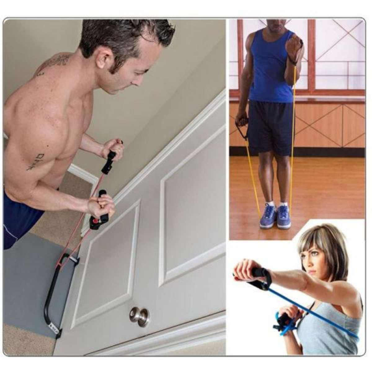 Portable Resistance Bands With Handles