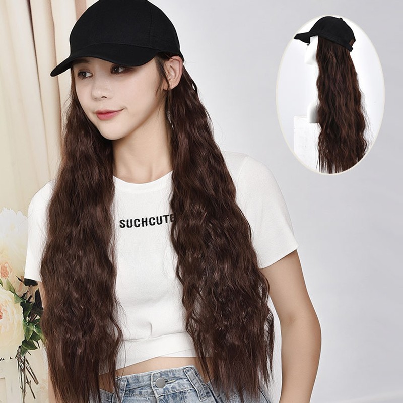 Ladies Hair Extension Long Curly Wig 