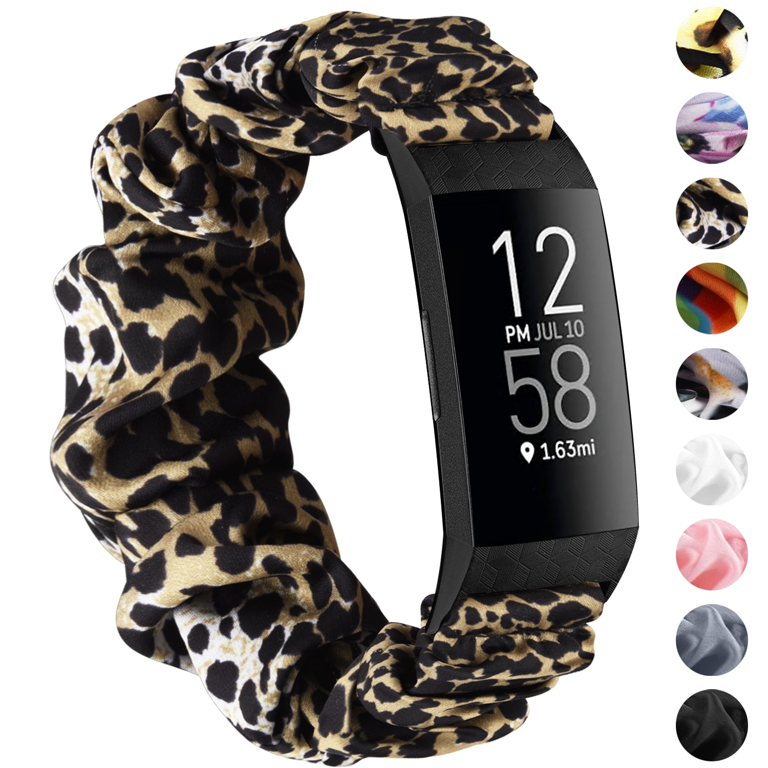 Fitbit charge 3 leopard band hot sale