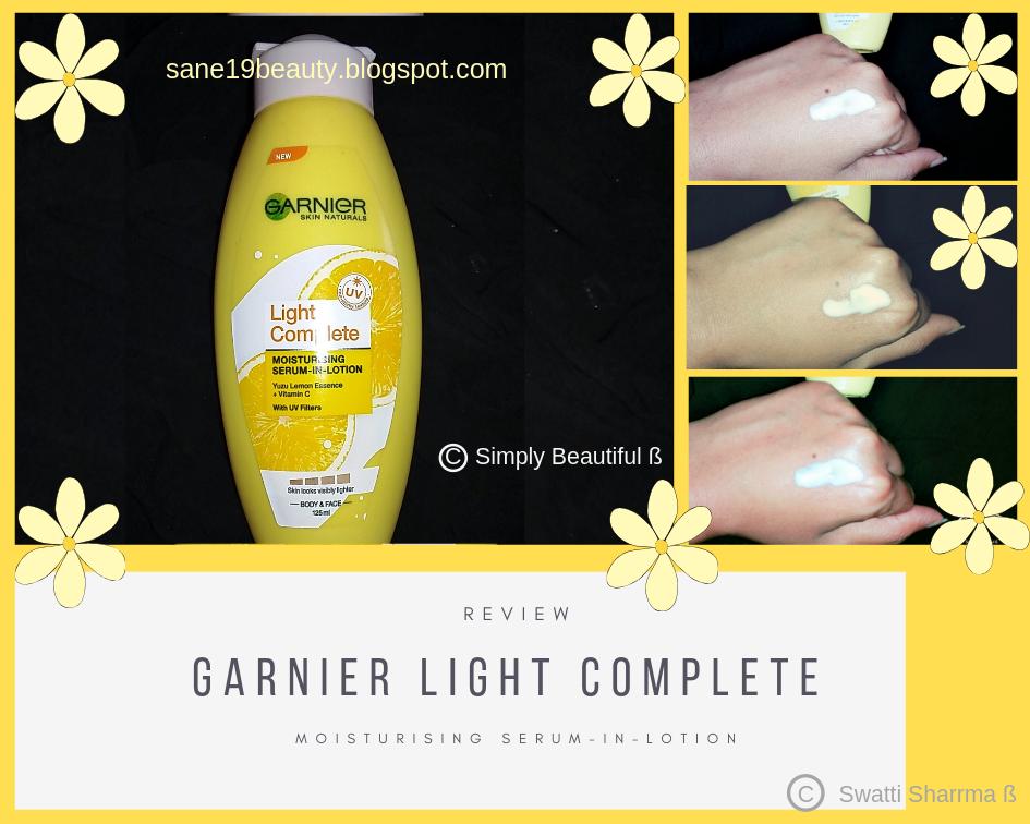garnier light lotion