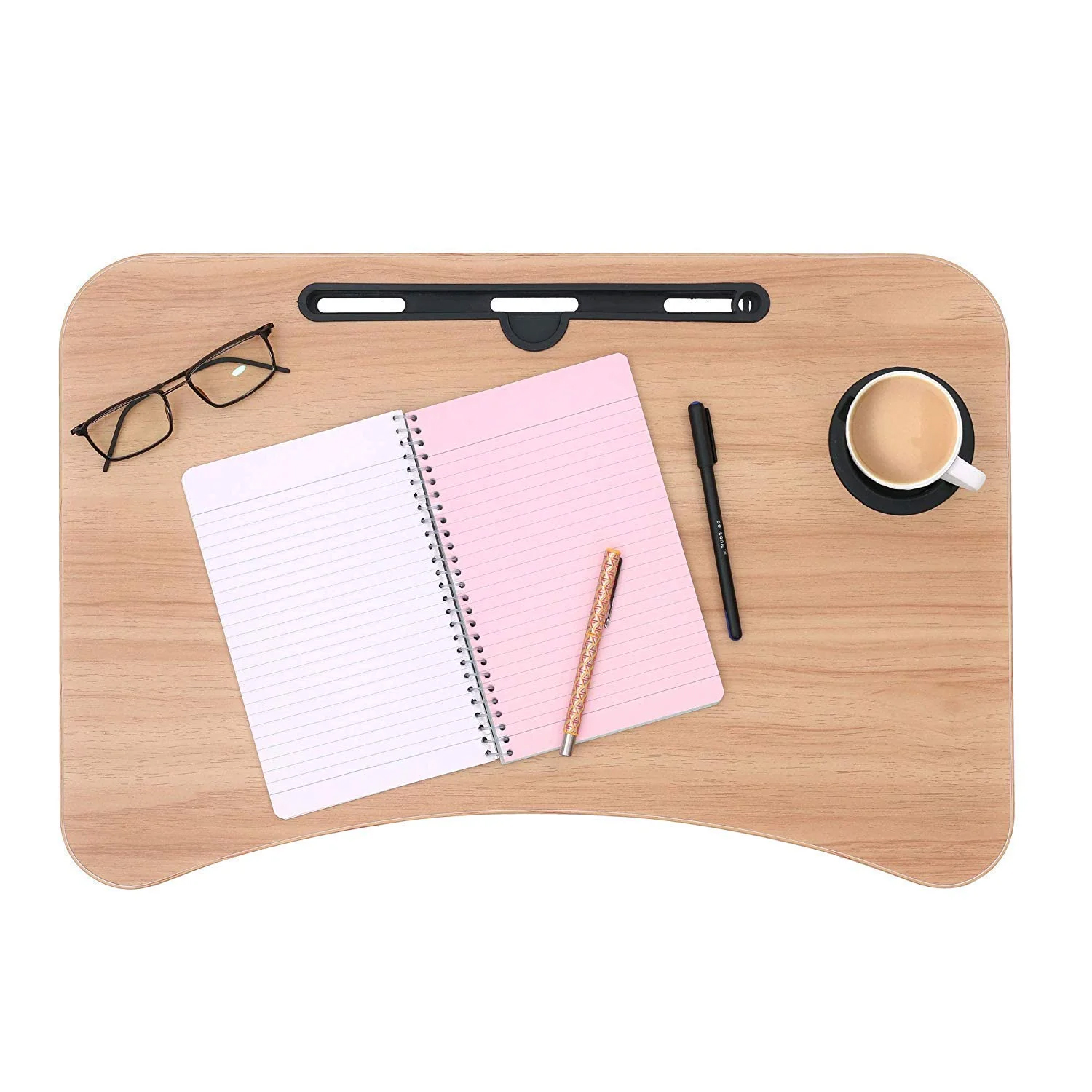 New Fold-able Wooden Portable Laptop Table Fold-able Dormitory Bed Laptop Desk breakfast table gaming table office desk portable breakfast table reading desk home and office desk foldable table multipurpose cup holder an notebook stand