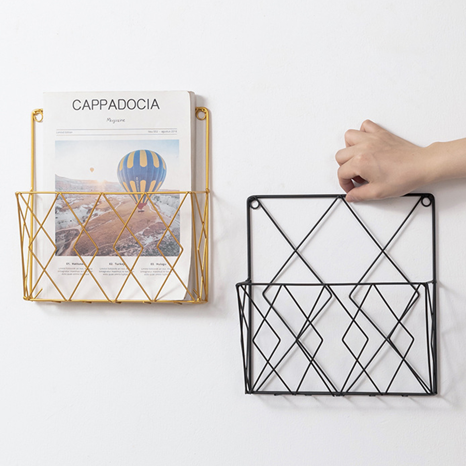 Newspaper Holder Modern Style Modern Style Grid Magazines Rack