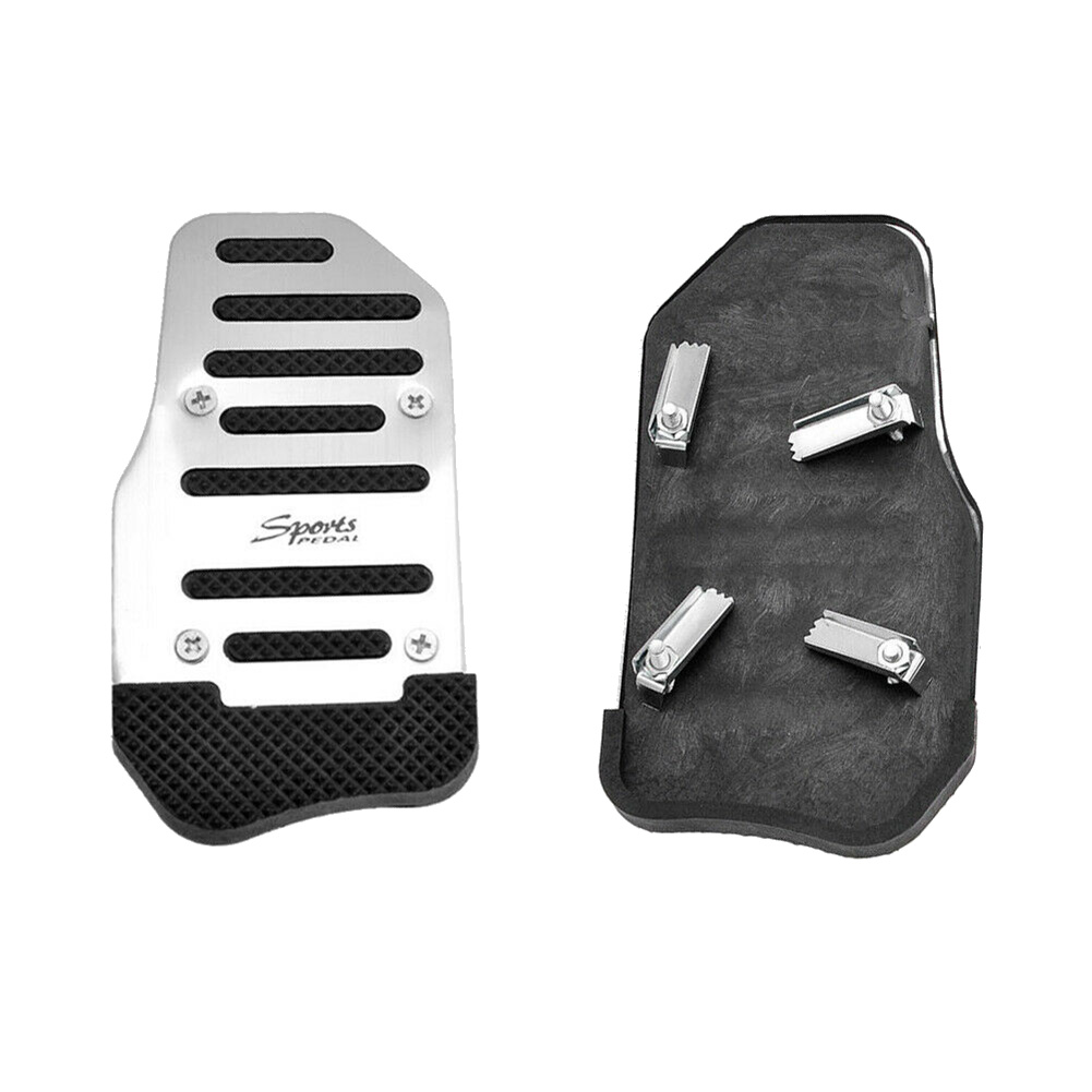 2Pcs Gas Accelerator Pedal and Brake Pedal Cover Foot Pad Non-Slip for Universal  Automatic Transmission Car