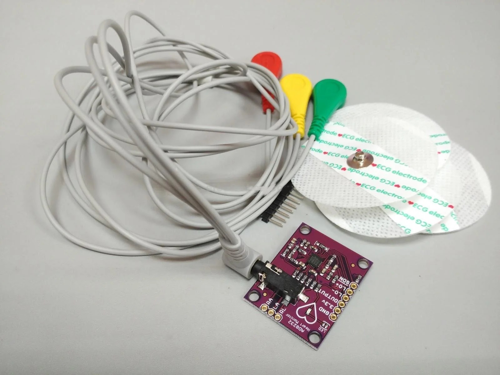 AD8232 ECG Heart Pulse Monitor Kit Sensor Module | Daraz.pk
