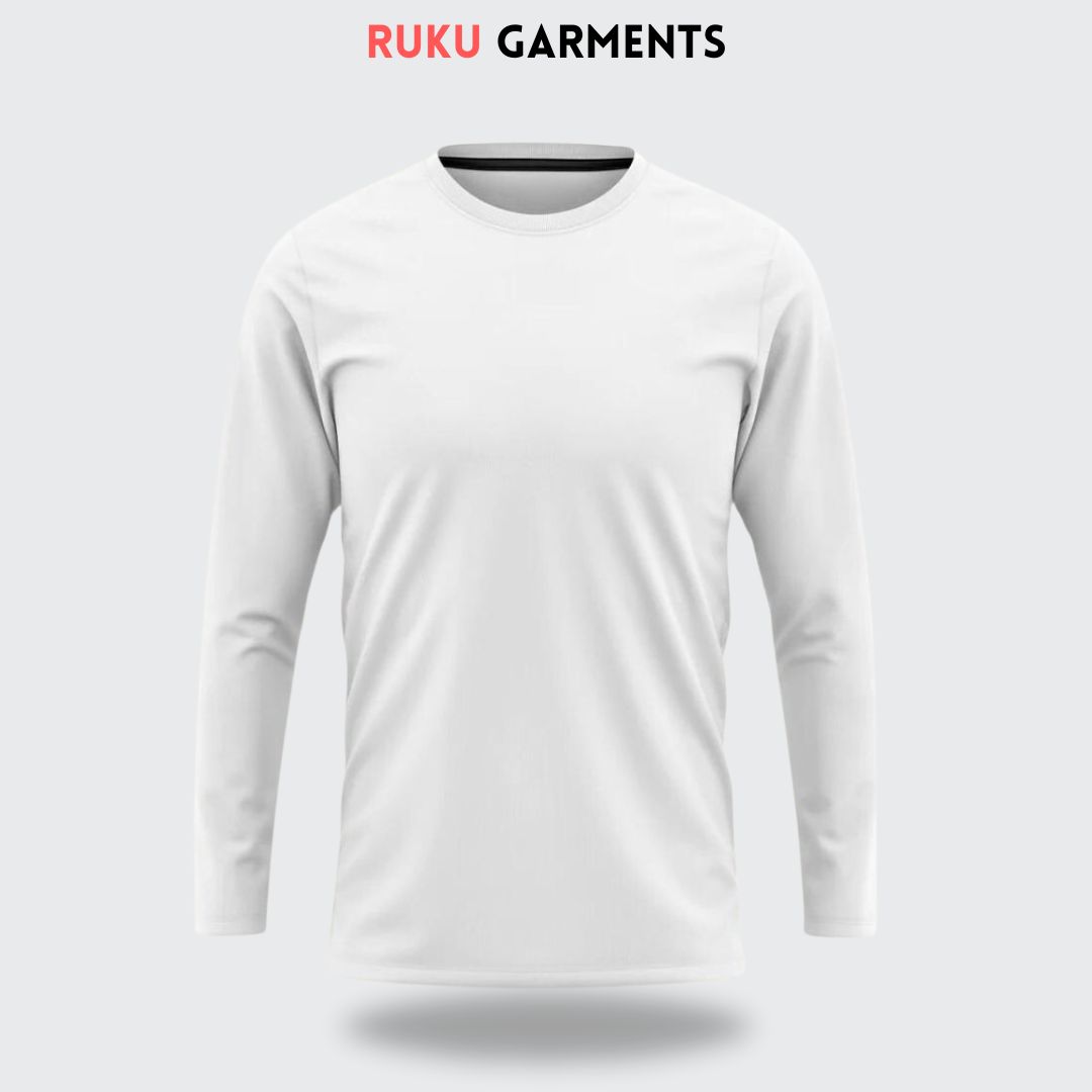Ruku Garments | Long Sleeve Plain Tshirt For Men | In All Colours