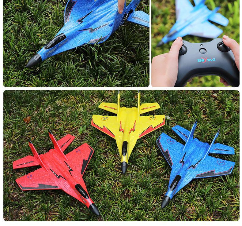 RC Flying Plane – SU-35 Fighter Jet Model Aircraft with LED Lights | 2.4G Remote Control Glider EPP Foam Toy Plane for Kids – Durable EPP Foam RC Airplane Aircraft Model SU-35 Fighter –  Remote Flying Model for Fun & Learning best gift for boys