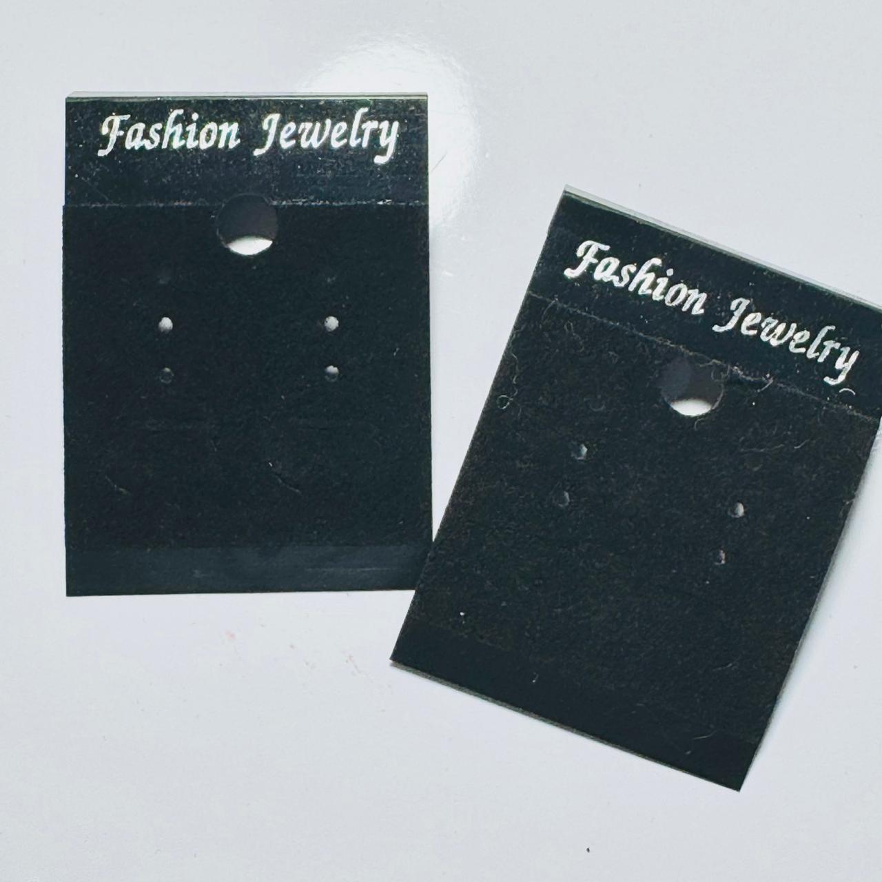 Earring Stud Tag Card Display 20Pcs | Valvet  Ear Studs Card | Hanging Jewelry Tags 4slots