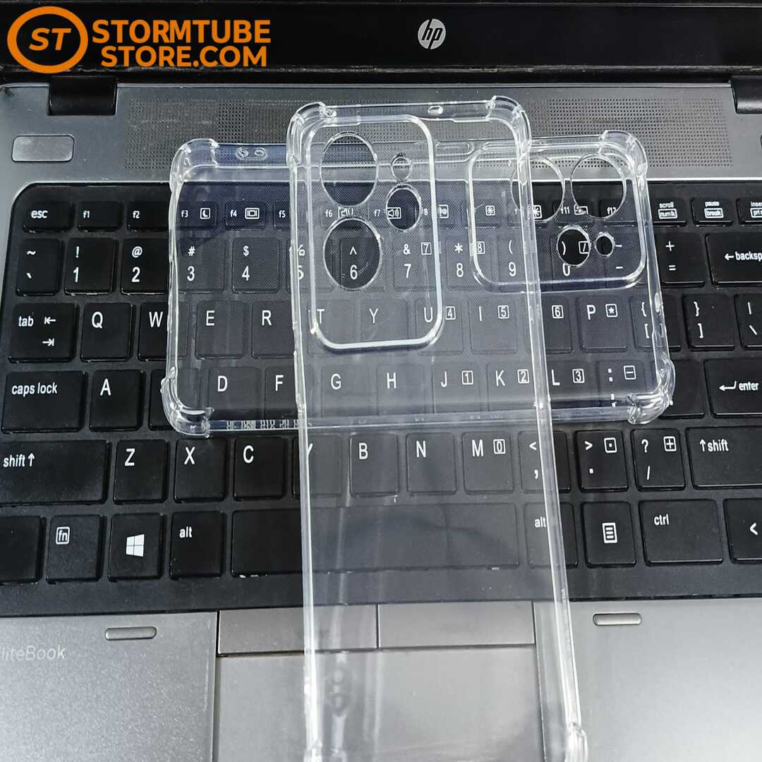 StormTubeStore Realme GT6, GT 6 NE0, GT6 NEO SE 5G Premium Transparent Soft TPU Back Cover/Case Edge To Edge Protection