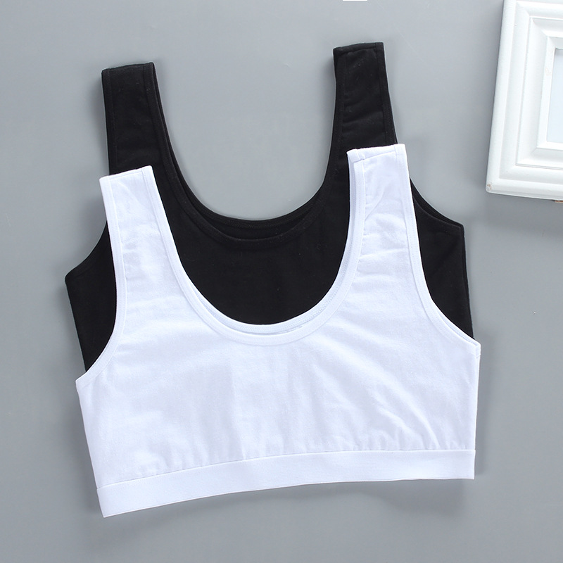 Teen Girl Sports Bra Kids Top Camisole Underwear Young Puberty