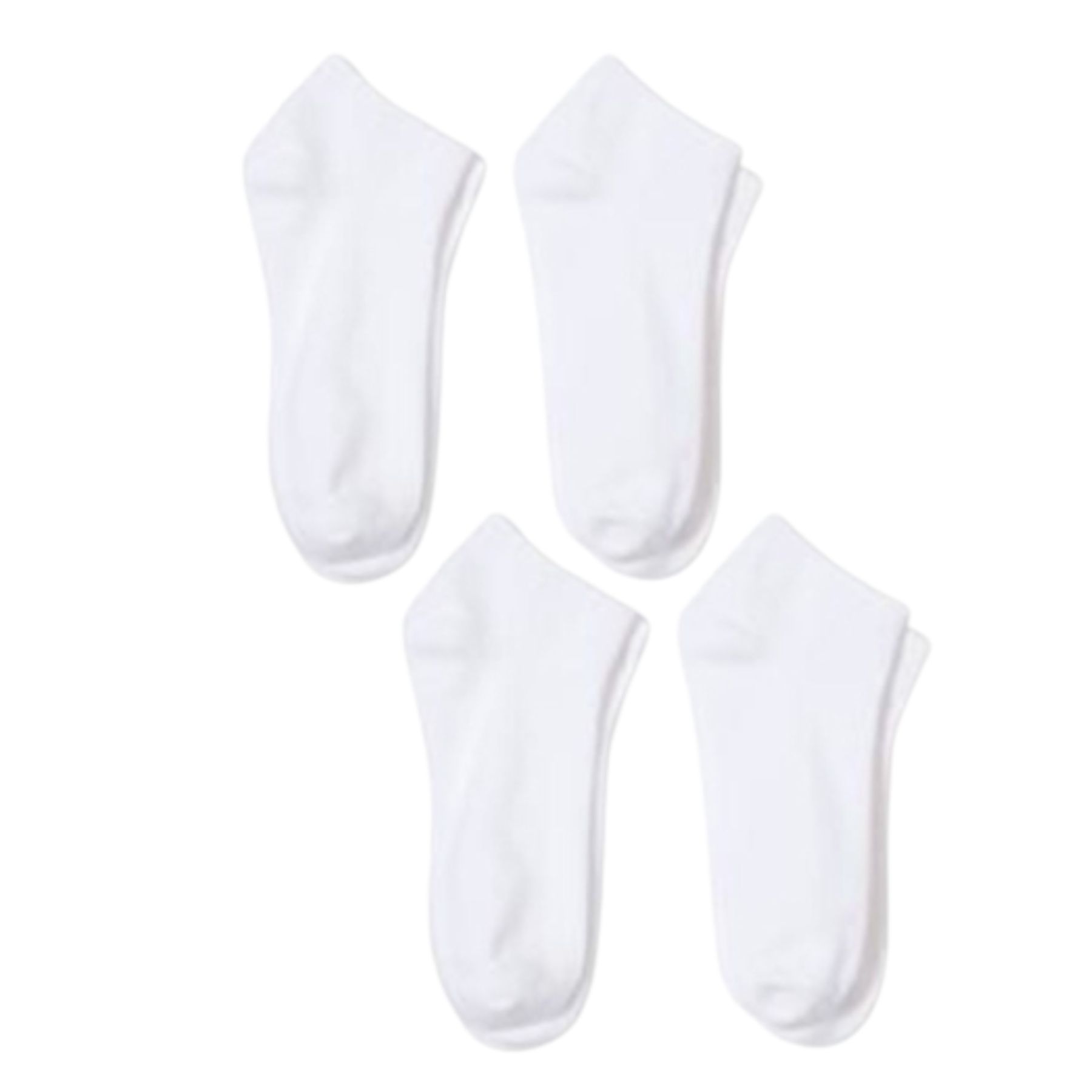 Pack Of 4 Pairs  Ankle Socks For Men Women - Random colors