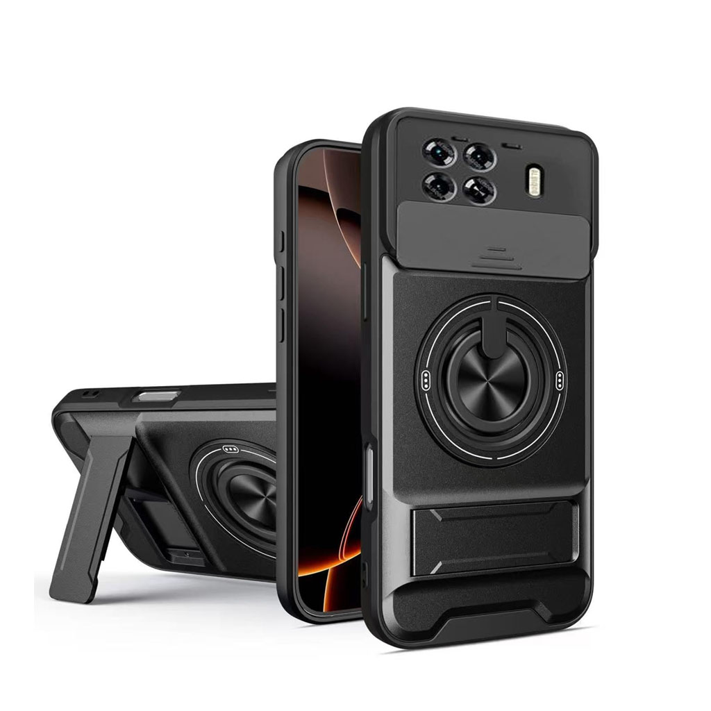 Tecno Spark 20 Pro Plus Compatible with Camera Guard Kickstand Cover